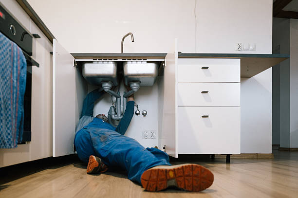 Professional Drain Cleaning technician working in Adams, OR